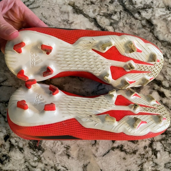 Kids Adidas speedflow .3 laceless cleats. Size 1.5 - Picture 5 of 6